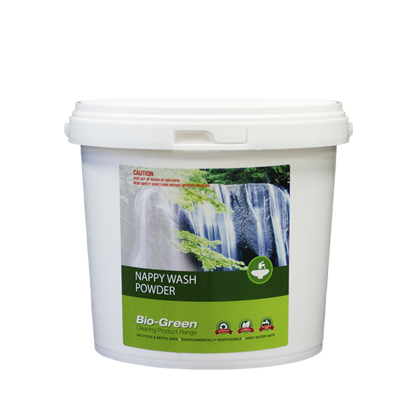 Bio-Green Nappy Wash Powder 5KG Pail